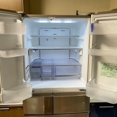 三菱 6ドア 470L 2013年製 幅65 MR-JX47LW-N MITSUBISHI フレンチドア ノンフロン冷凍冷蔵庫 冷蔵庫 家電 キッチン 観音開き