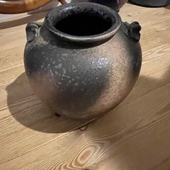 信楽焼き壺？花瓶？アンティーク品陶器