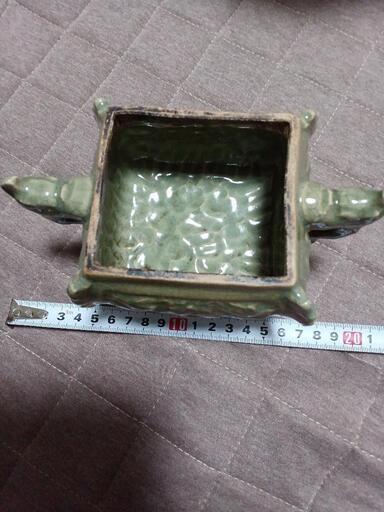 中国青磁、明末期から秦朝期七官青磁香炉 骨董 - その他