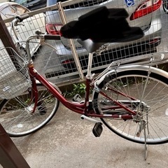自転車 赤