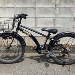 自転車（22インチ、黒）