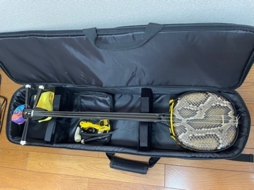 沖縄三線 本皮 強化張り