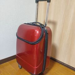 スーツケース 30L ACTUS 開閉ポケット付 【伸縮取手に難アリ】