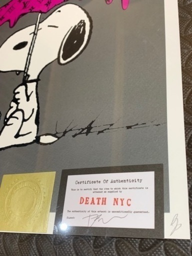 DEATH NYC  世界限定100枚 ポップアート 現代アート　ヴィトン