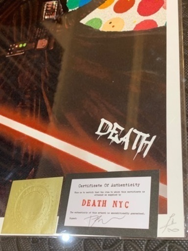 DEATH NYC  世界限定100枚 ポップアート 現代アート　スターウォーズ