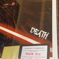売約済 売り切れ DEATH NYC 世界限定100枚 ポップアート 現代アート 