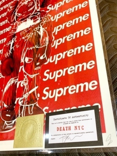 DEATH NYC 世界限定100枚 ポップアート カウズ 現代アート