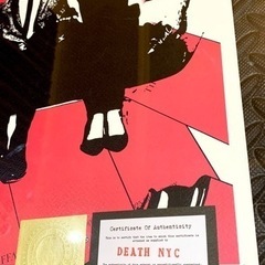 売約済　売り切れ　DEATH NYC  世界限定100枚 ポップアート 現代アート　ティファニー