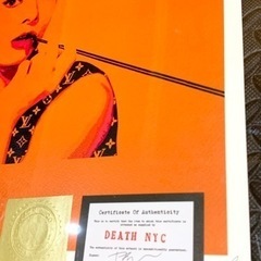 DEATH NYC  世界限定100枚 ポップアート 現代アート　オードリーヘップバーン