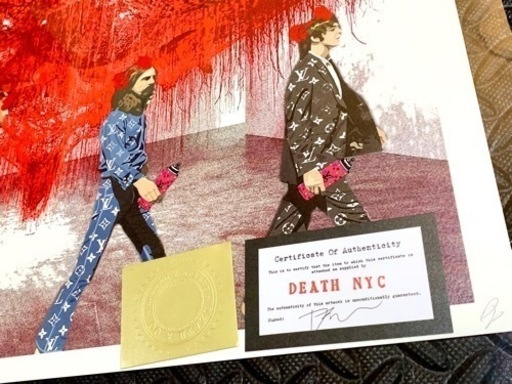DEATH NYC  世界限定100枚 ポップアート 現代アート　ビートルズ