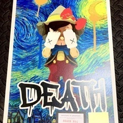 売約済　売り切れ　DEATH NYC  世界限定100枚 ポップアート 現代アート　ピノキオ