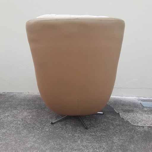 ⭐️超レア初期モデル⭐️ヴィンテージ エッグチェア⭐️革コンビ