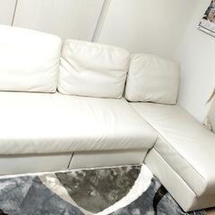 （商談中）定価２５万　本皮ソファー