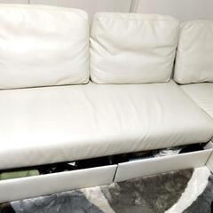 （商談中）定価２５万　本皮ソファー