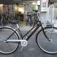 名古屋プレミアム商品券＆金シャチマネーOK！中古自転車２４８６　前後タイヤ新品！　パナソニック　２７インチ　３段ギヤ　LEDオートライト　ワイヤー錠　