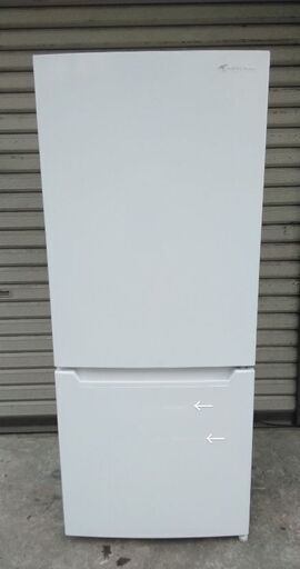 YAMADASELECT YRZ-C12H1 2ドア冷蔵庫 117L ホワイト 21年製 配送無料