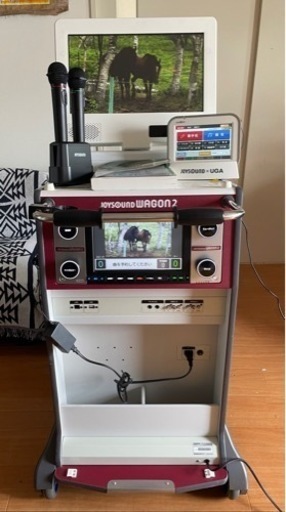 【中古美品】JOYSOUND WAGON 2 JS-NXW 一体型 カラオケ機器
