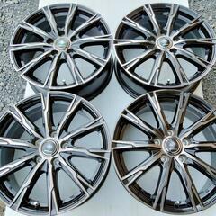 17インチホイール 17×7J 5H114.3 綺麗めブラポリ系