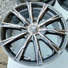 17インチホイール 17×7J 5H114.3 綺麗めブラポリ系