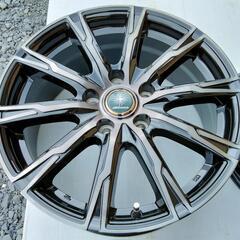 17インチホイール 17×7J 5H114.3 綺麗めブラポリ系