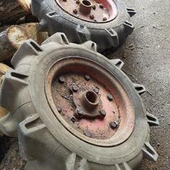 ♬ 売約済￥8000 耕運機用水田タイヤ