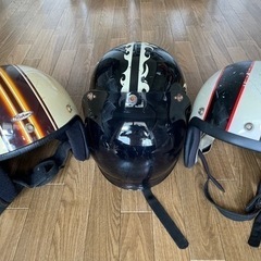 ジェットヘルメット　3個セット　スモークシールド　ミラーシールドセット