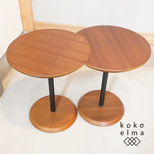 Tsukuba Sansho(筑波産商)のパクラ ウォールナット サイドテーブルセットです。丸みを帯びた楕円型のシンプルなデザインと天然木のナチュラルな質感は和の空間や北欧スタイルなどにおススメです。DF310