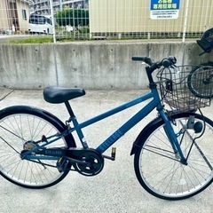 24インチ 変速なし 子供自転車 STELLAGE ジュニア 中...