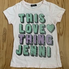 【130】JENNI ジェニィ　ロゴTシャツ　ラメ