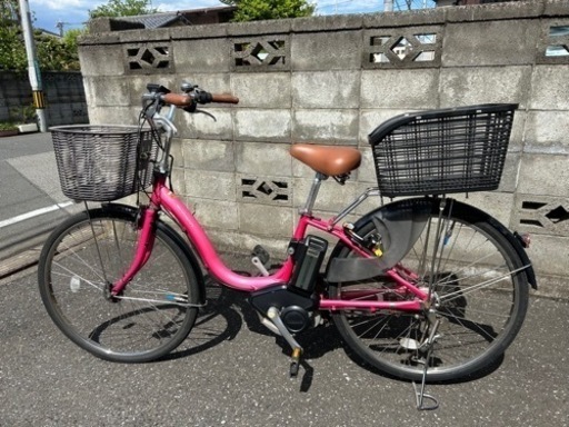 【お譲り先決定】　電動アシスト自転車　ヤマハ