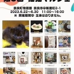 福猫マルシェ開催中です！奈良町物語館🐈‍⬛ - イベント