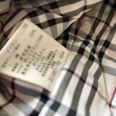 バーバリーブラックレーベル☆オフホワイトダッフルコート