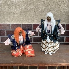 陶器　置物　博多人形　能　歌舞伎