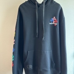 CHROME HEARTS クロムハーツマルチカラー セメタリークロス パーカー CHROME HEARTS】マルチカラー セメタリークロス ジップ型 パーカー