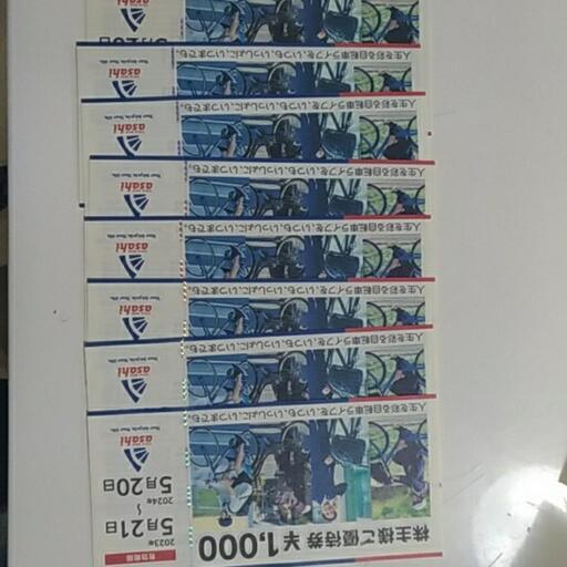 あさひサイクルベースの株主優待　8000円分