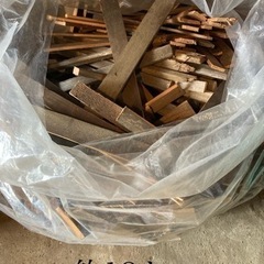 木材　古材　約18キロ　袋売り