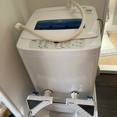 7/2 引渡し限定　【無料】 HAIER 洗濯機　4.2kg 台付