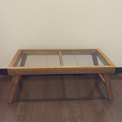 ニトリ木製フレームテーブル