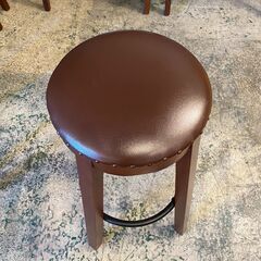 インダストリアル調 ハイスツール ブラウン●E055A668