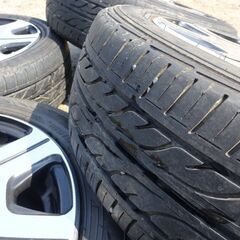 アルミホイール＆タイヤ　15×5.0J　OFF45　４×100　165/55R15　引き取り限定