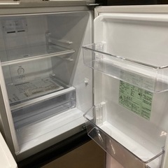 アクア 2ドア冷蔵庫 126L 2020年製 中古