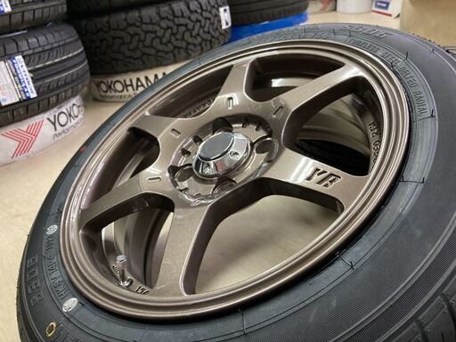 ZZR-6◆ブロンズ 14インチ6J+40 PCD100-4H◆新品タイヤホイール4本セット◆YH 155/65R14◆ミラ ラパン アルト ワゴンR エブリィ