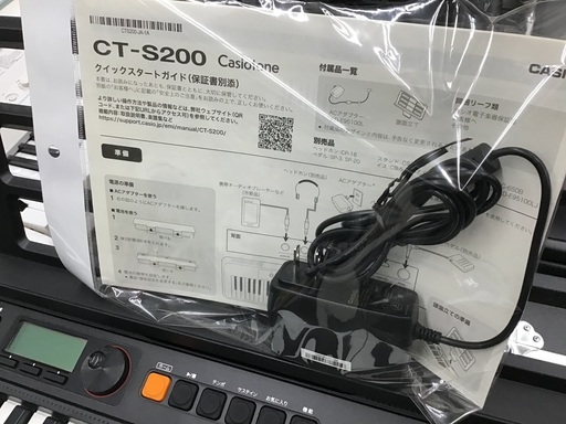CASIO Casiotone キーボード 2021年製 CT-S200BK CASIO Casiotone 61