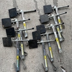 ■中古品 ワン・ツゥ・スリー 調整式瓦足場 いらかくん HL-36 9個セット 足場資材■ □中古品 ワン・ツゥ・スリー 調整式瓦足場 いらかくん HL-36 9個