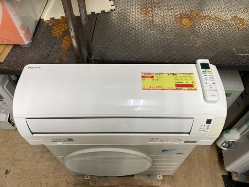 K04300　2016年製　ダイキン　中古エアコン　主に6畳用　冷房能力　2.2KW ／ 暖房能力　2.2KW
