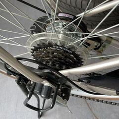 26インチ ６段変速 荷台付き LEDオートライト 2020年製 自転車 ママチャリ 鍵 札幌市手稲区