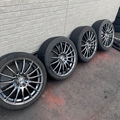 【値下げ】18インチ　WORK　タイヤホイールセット