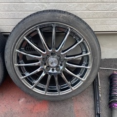 【値下げ】18インチ　WORK　タイヤホイールセット