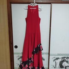 165cmフラメンコドレス赤LLサイズ