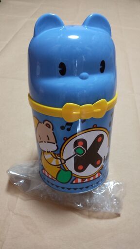 きどりっこダストボックス(顔が上向きに開くタイプ) ブルー　美品